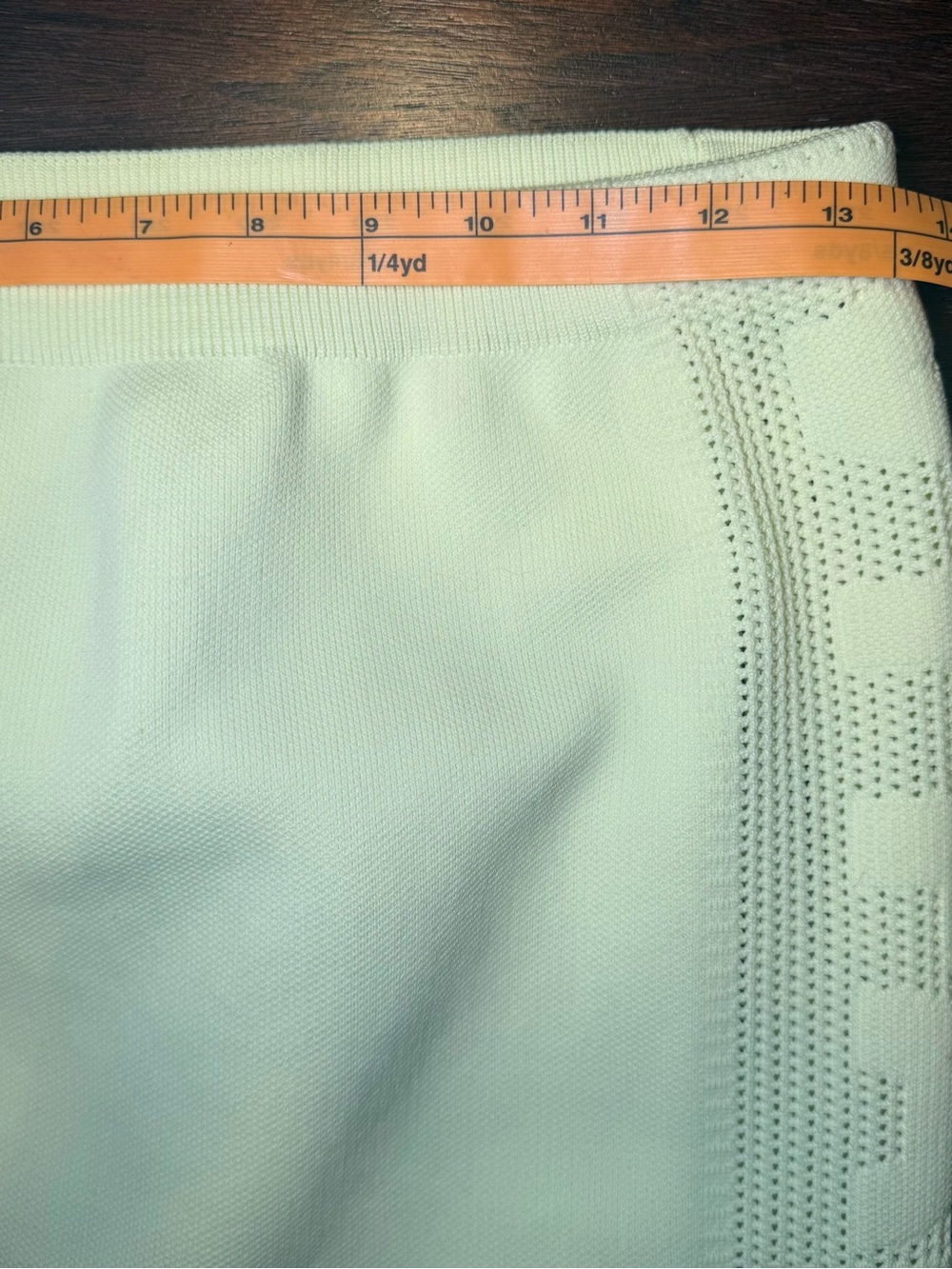 Adidas Ivy Park Green Ribbed Mini Skirt S. Y2K Athleisure Streetwear Chic Retro - Picture 6 of 10
